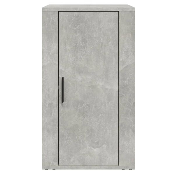 vidaXL Buffet Gris b&eacute;ton 40x33x70 cm Bois d'ing&eacute;nierie