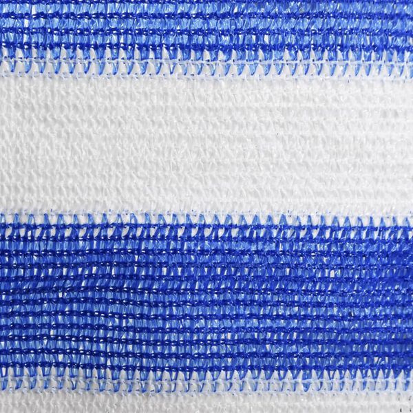 vidaXL &Eacute;cran de balcon Bleu et blanc 120x600 cm PEHD