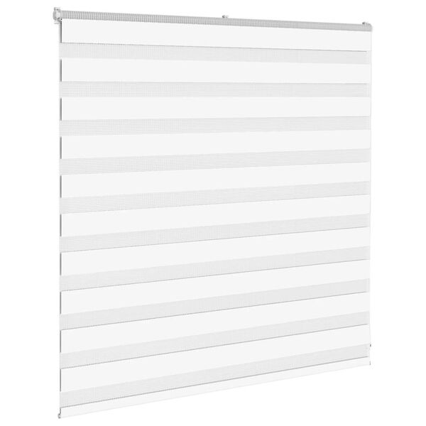 vidaXL Store z&egrave;bre blanc 150x100 cm largeur du tissu 145,9cm polyester