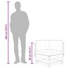 vidaXL Canapés d'angle avec coussins 2 pcs bois de pin imprégné