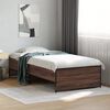 vidaXL Cadre de lit sans matelas ch&ecirc;ne marron 90x200 cm