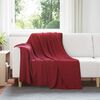 vidaXL Couvertures &agrave; jeter 6 pcs Rouge Bordeaux 200 x 150 cm Toison
