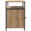 vidaXL Cabinet de chevet ch&ecirc;ne artisanal Bois d'ing&eacute;nierie