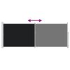 vidaXL Auvent lat&eacute;ral r&eacute;tractable de patio 180x500 cm Noir
