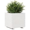vidaXL Jardini&egrave;re blanc 50x50x49,5 cm bois de pin massif