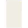 vidaXL Store enrouleur occultant blanc cass&eacute; 130x230 cm largeur tissu