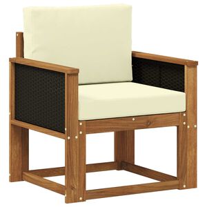 vidaXL Sofa de milieu ext&eacute;rieur Bois d'Acacia Massif Naturel
