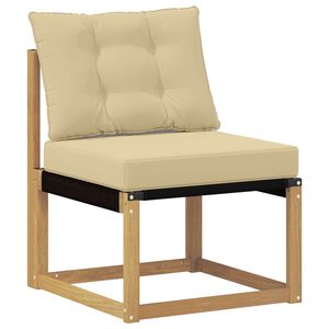 vidaXL Sofa de milieu ext&eacute;rieur Blanc