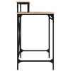 vidaXL Bureau ch&ecirc;ne sonoma 80x50x90 cm bois d'ing&eacute;nierie et fer