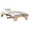 vidaXL Cadre de lit Naturel 75 x 190 cm Pin massif
