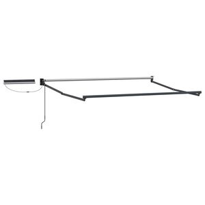 vidaXL Cadre de store r&eacute;tractable &eacute;lectrique Anthracite 2,5 x 2 m
