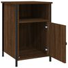 vidaXL Tables de chevet 2pcs Ch&ecirc;ne marron 40x42x60cm Bois d'ing&eacute;nierie