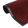 vidaXL Paillassons rectangulaires 2 pcs 40 x 60 cm Rouge