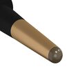 vidaXL Pieds de meuble 2 pcs Noir et or &Oslash; 40 x 98 mm Fer