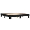 vidaXL Cadre de lit sans matelas noir 200x200 cm