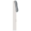 vidaXL T&ecirc;te de lit capitonn&eacute;e Gris clair 100 cm Pin massif