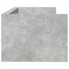 vidaXL Lit de jour avec tiroirs sans matelas gris b&eacute;ton 75x190 cm