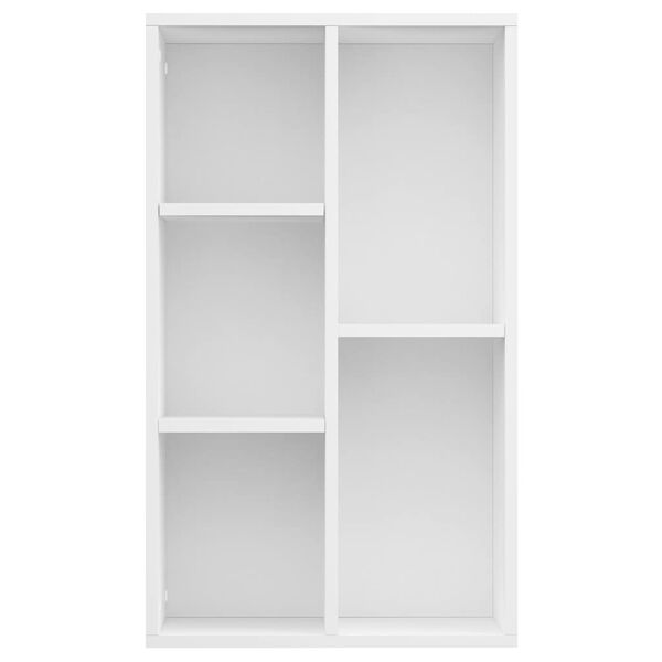 vidaXL Biblioth&egrave;que/Buffet Blanc 50x25x80 cm Bois d&rsquo;ing&eacute;nierie