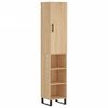 vidaXL Buffet haut Ch&ecirc;ne sonoma 34,5x34x180 cm Bois d'ing&eacute;nierie