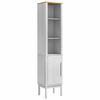 vidaXL Meuble de salle de bain haut FLORO Blanc 35 x 30 x 160 cm