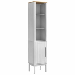 vidaXL Meuble de salle de bain haut FLORO Blanc 35 x 30 x 160 cm