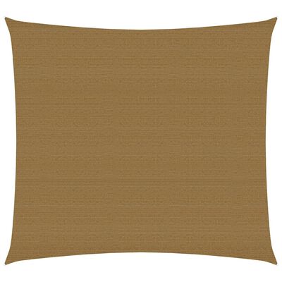 vidaXL Voile d'ombrage 160 g/m² Taupe 2x2,5 m PEHD