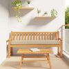 vidaXL Coussin de palette Beige 180 x 40 x 8 cm Tissu Oxford