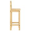 vidaXL Chaises de bar lot de 2 bois de pin solide