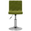 vidaXL Tabouret de bar Vert clair Velours