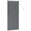 vidaXL Store de Fen&ecirc;tre avec des rideaux Gris fonc&eacute; Aluminium