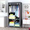 Practo Home Armoire 77x47x152 cm gris