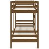vidaXL Lit superpos&eacute; Marron miel 90x190 cm Bois de pin massif