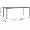vidaXL Ensemble &agrave; manger de jardin coussins 7pcs Noir R&eacute;sine tress&eacute;e