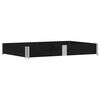 vidaXL Collier de palette noir 150x100 cm bois de pin solide