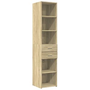 vidaXL Buffet haut ch&ecirc;ne sonoma 40x42,5x185 cm bois d'ing&eacute;nierie