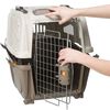 TRIXIE Bo&icirc;te de transport pour animaux de compagnie Skudo S-M Taupe