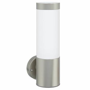 vidaXL Applique Murale Ext&eacute;rieure Argent&eacute; 12 x 8,5 x 27 cm