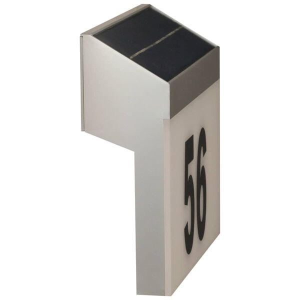 Luxbright &Eacute;clairage solaire de num&eacute;ro de maison Cornwall Blanc 34106