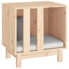vidaXL Niche pour chien 50x40x52 cm Bois de pin massif