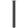 vidaXL Pieds de table de bar 4 pi&egrave;ces Anthracite 90-92 cm Acier