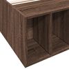 vidaXL Cadre de lit sans matelas ch&ecirc;ne marron 100x200 cm