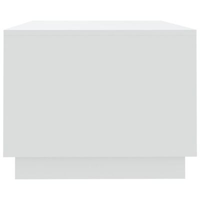 vidaXL Table basse Blanc 102x55x43 cm Aggloméré