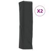 vidaXL Housses de chauffage 2 pcs forme de pyramide 58x58x228 cm