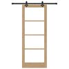 vidaXL Porte coulissante Naturel 83 x 211 cm