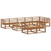 vidaXL Ensemble de canap&eacute;s d'ext&eacute;rieur 9 pcs Naturel