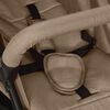 vidaXL Poussette pour b&eacute;b&eacute; Taupe Acier