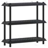 vidaXL Unit&eacute; de rangement 3 niveaux 100 x 40 x 96 cm PP Anthracite