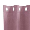 vidaXL Rideaux occultants 2 pcs Rose fonc&eacute; 140 x 225 cm Velours