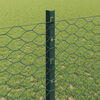 vidaXL Cl&ocirc;ture avec poteau Vert 1,2 x 100 m Acier et PVC