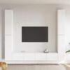 vidaXL Ensemble de meubles TV 6 pcs Blanc Bois d'ing&eacute;nierie